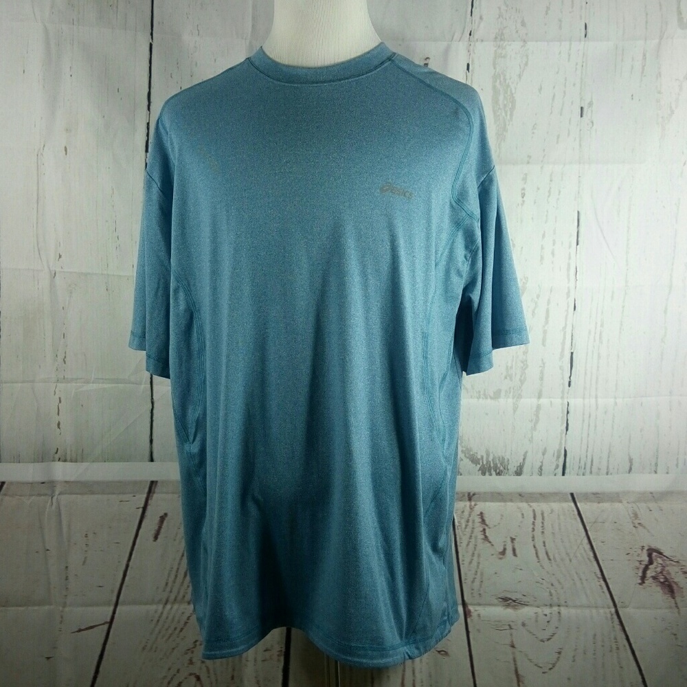 Asics XLG Aqua Blue Men's T Shirt